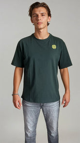 BANANA PIXEL TEE – PINE GREEN