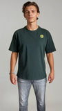 BANANA PIXEL TEE – PINE GREEN