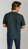 BANANA STITCH TEE – PINE GREEN