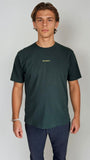 BANANA STITCH TEE – PINE GREEN
